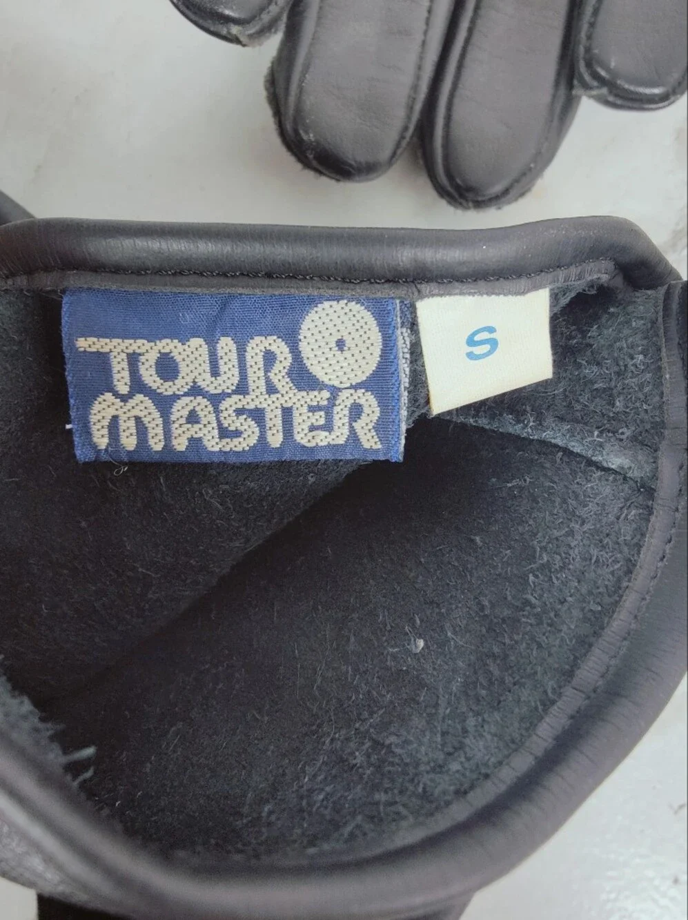 VTG Tour Master Women's Black Leather Studs Motorcycle Gloves, Sz S